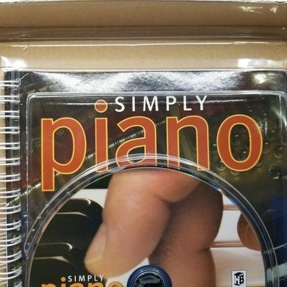 Hinkler Simply Piano DVD Box Set w/ 80-Page Piano Lessons Spiral Book OPEN BOX - Picture 2 of 8
